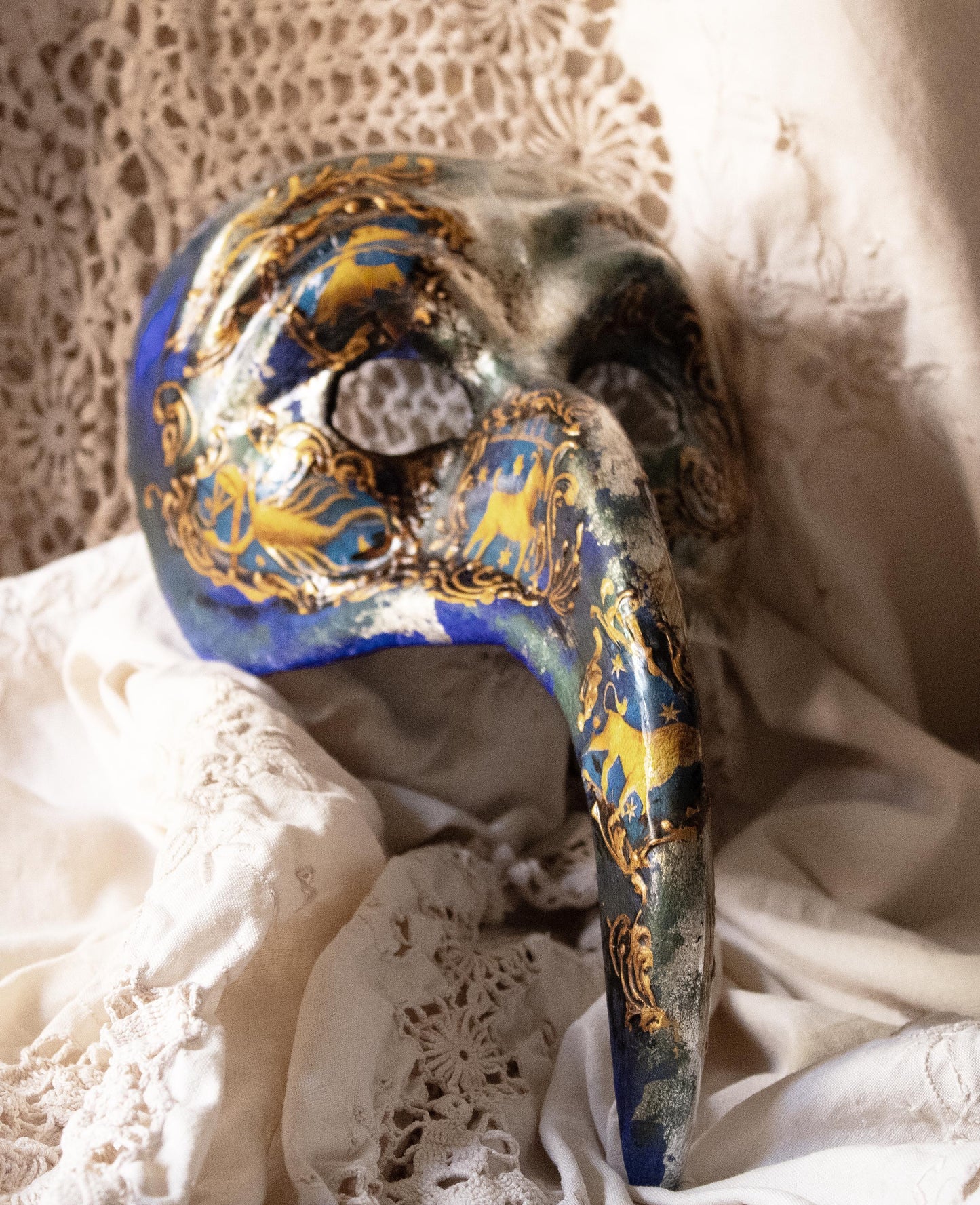 Maschera veneziana Naso Turco