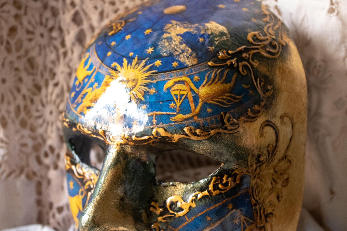 Maschera Orologio Venezia Torre dell'Orologio uomo