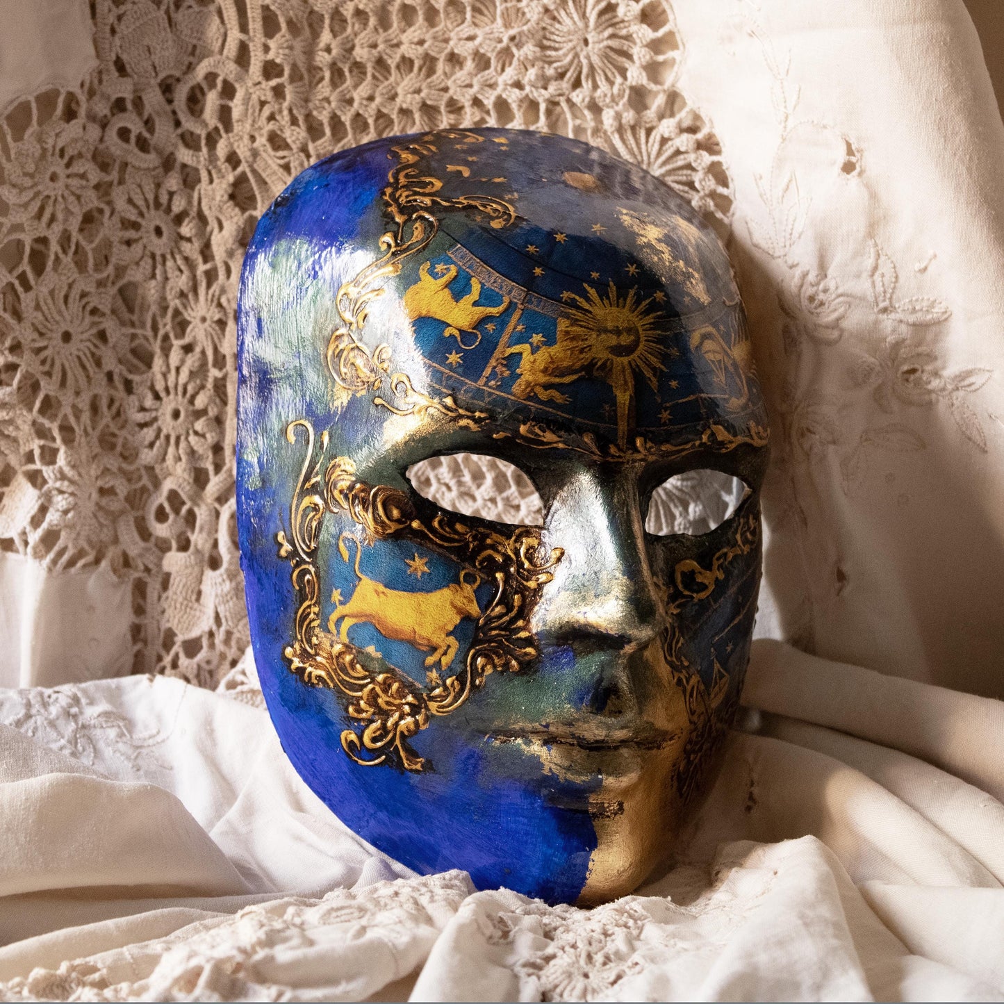 Maschera Orologio Venezia Torre dell'Orologio uomo