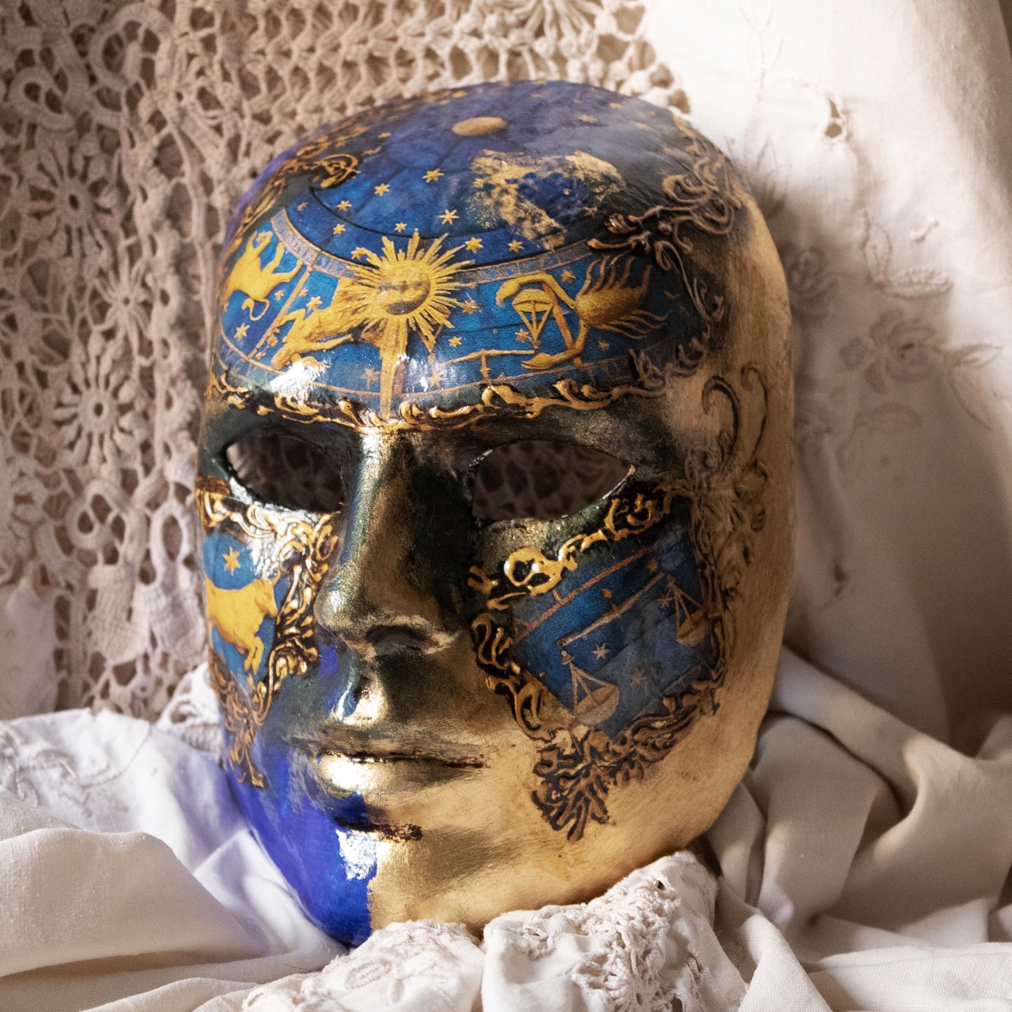 Maschera Orologio Venezia Torre dell'Orologio uomo