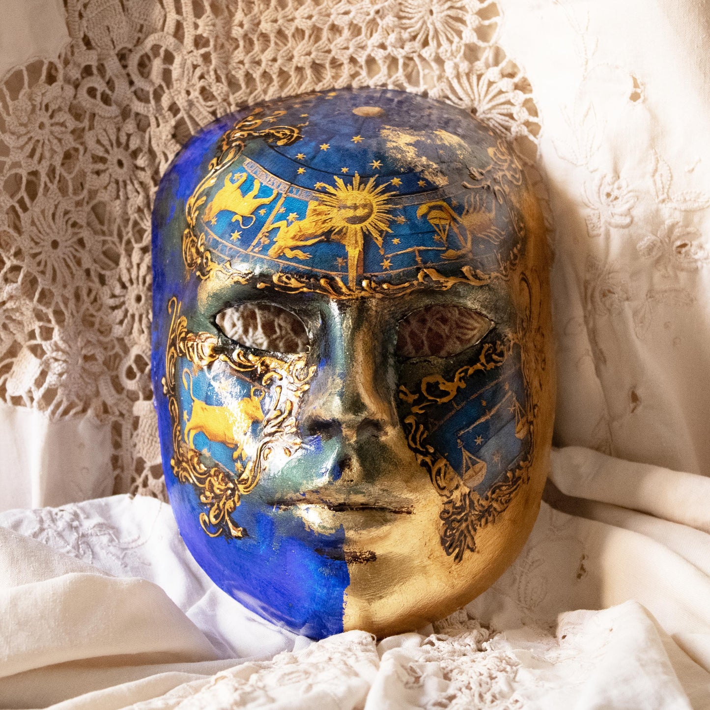 Maschera Orologio Venezia Torre dell'Orologio uomo