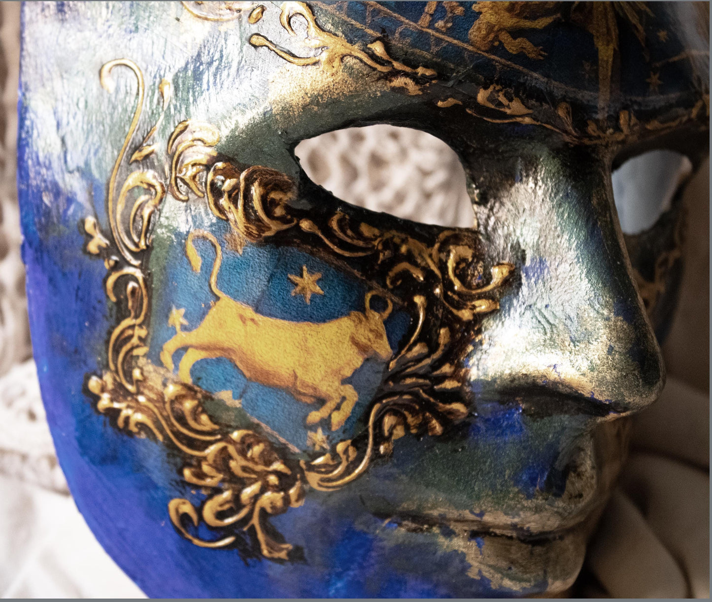 Maschera Orologio Venezia Torre dell'Orologio uomo