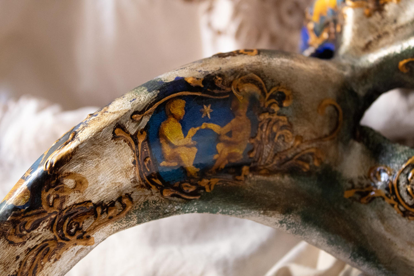 Maschera veneziana Naso Turco